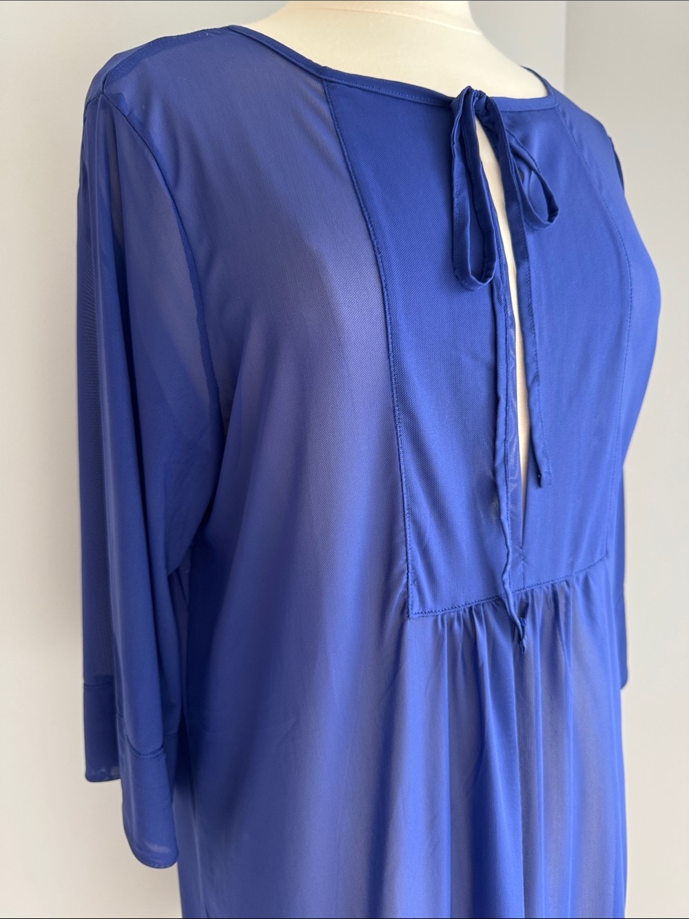 Tommy Bahama Sheer Tunic Swimwear Coverup - Royal, Size M